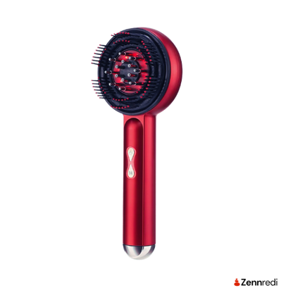 Scalp Therapy Comb with red LED lights for scalp massage and vibrant hair health