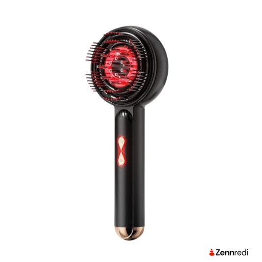 Scalp Therapy Comb with red LED lights for deep scalp massage and healthy hair growth