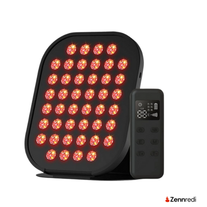 Skin Rejuvenation Device with red light therapy panel and smart remote for glowing skin renewal