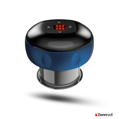Cupping Massager for Pain Relief & Muscle Recovery - Flow Pulse with red LED for deep relief