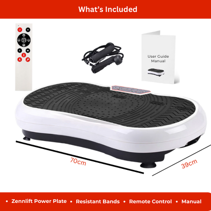 ZennLift Power Plate — Advanced Full‑Body Vibration Workout. Your Confidence Starts Here.