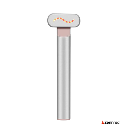 Beauty Therapy Wand with orange LED wave for skin rejuvenation and beauty enhancement