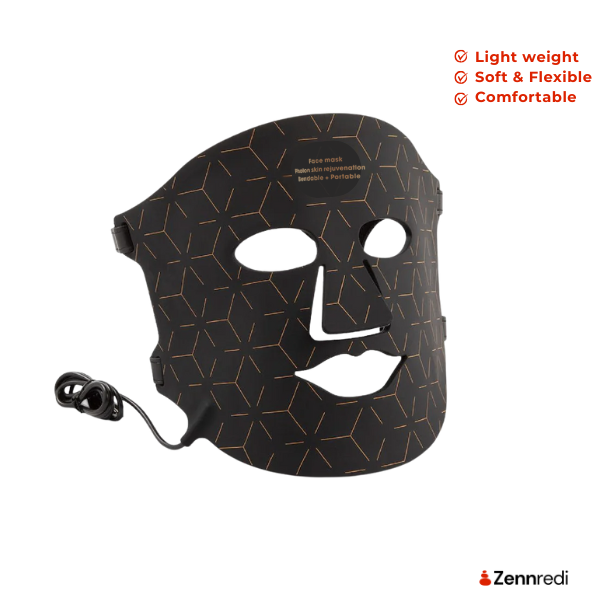 LED Light Therapy Face Mask – The #1 Trusted for Skin Rejuvenation with breathable outer material, ergonomic fit, and high-quality protective design
