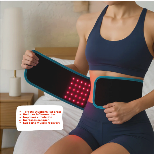 Zennredi Red Light Therapy Belt for pain relief, muscle recovery, and inflammation reduction.