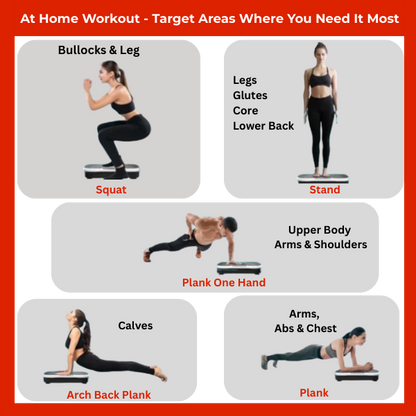#1 Vibration Plate - Shapes, Tones & Reduces Fluid & Tension