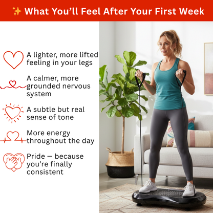 #1 Vibration Plate - Shapes, Tones & Reduces Fluid & Tension